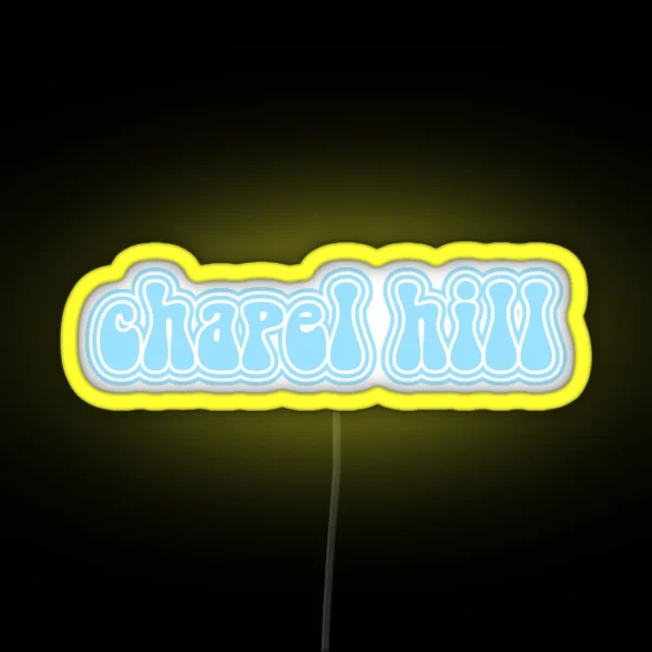 Chapel Hill RGB Neon Sign