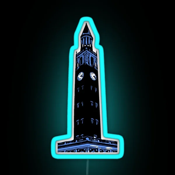 Chapel Hill Tower RGB Neon Sign