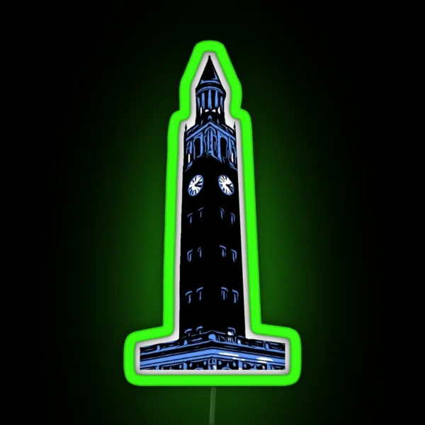 Chapel Hill Tower RGB Neon Sign