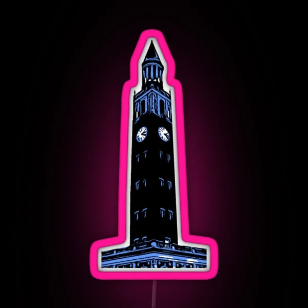 Chapel Hill Tower RGB Neon Sign