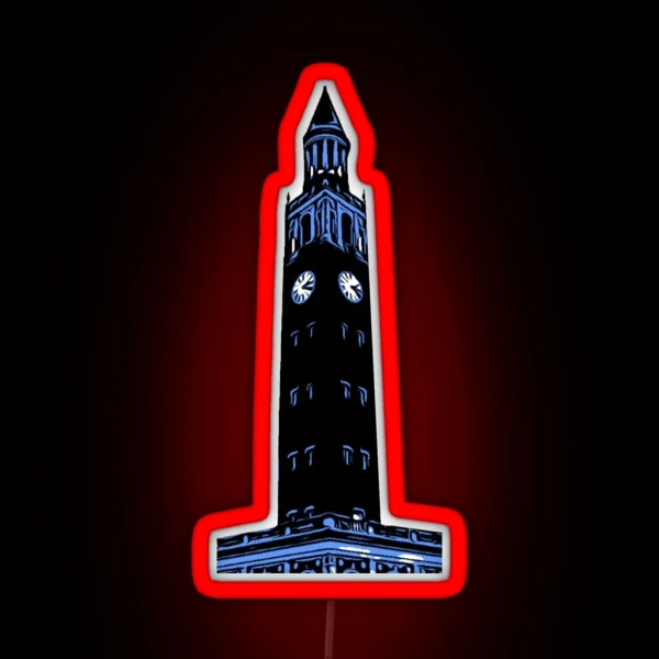 Chapel Hill Tower RGB Neon Sign