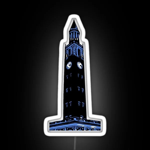 Chapel Hill Tower RGB Neon Sign