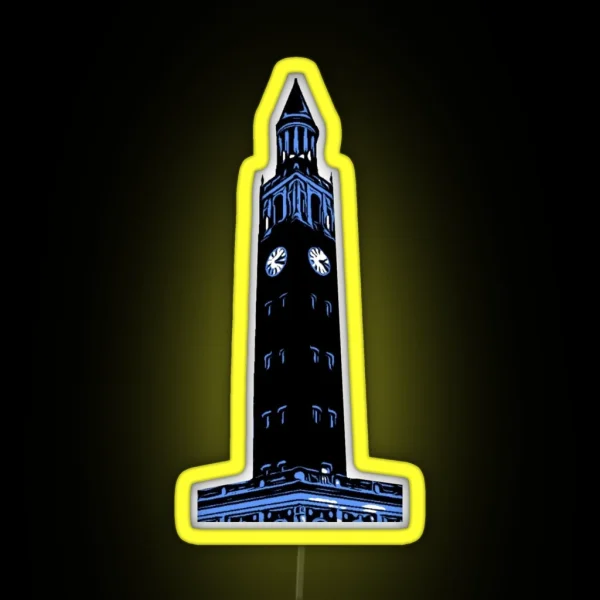 Chapel Hill Tower RGB Neon Sign