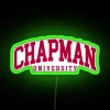 Chapman College Font Curved RGB Neon Sign - Image 3
