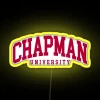 Chapman College Font Curved RGB Neon Sign - Image 5