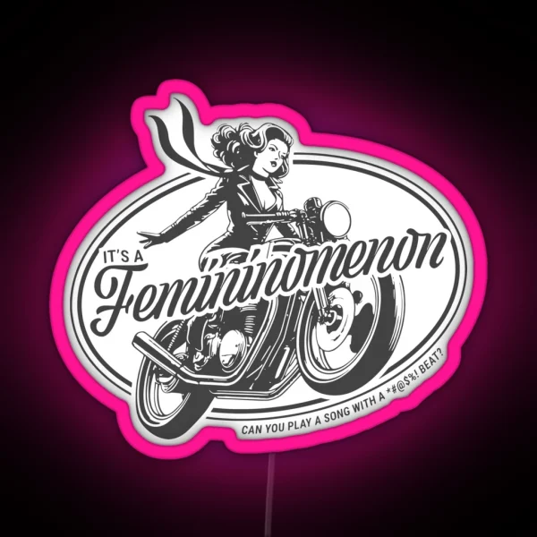 Chappell Roan Femininomenon RGB Neon Sign