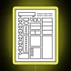 Character Sheet Dungeons And Dragons Line Art Series RGB Neon Sign - Image 6
