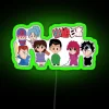Characters From Hakusho Yu Manga Chibi Cute RGB Neon Sign - Image 3