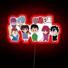Characters From Hakusho Yu Manga Chibi Cute RGB Neon Sign