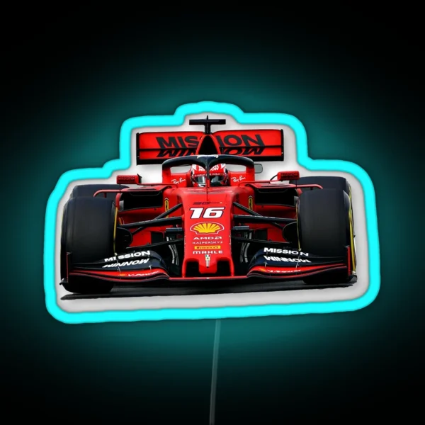 Charles Leclerc 2019 RGB Neon Sign