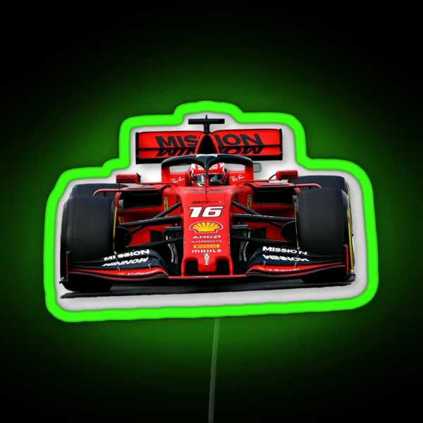 Charles Leclerc 2019 RGB Neon Sign