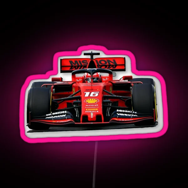 Charles Leclerc 2019 RGB Neon Sign