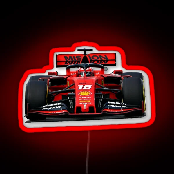 Charles Leclerc 2019 RGB Neon Sign