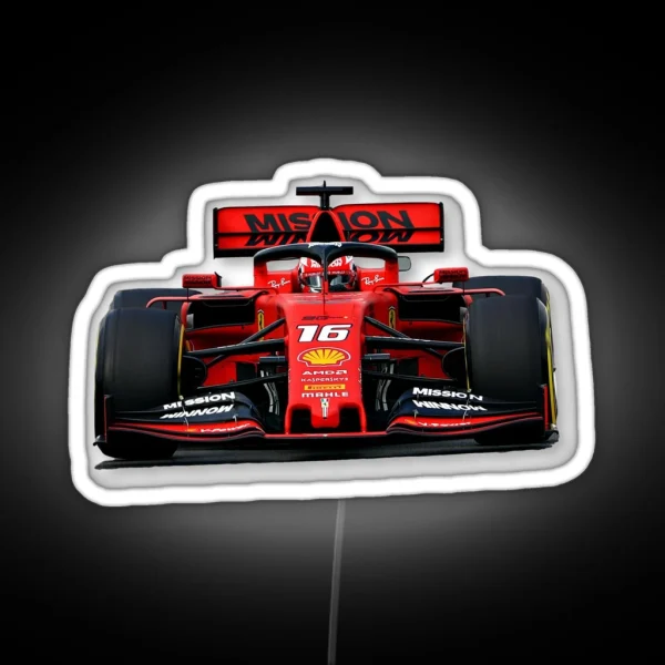 Charles Leclerc 2019 RGB Neon Sign