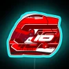 Charles Leclerc 2024 Helmet RGB Neon Sign - Image 2