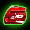 Charles Leclerc 2024 Helmet RGB Neon Sign - Image 3
