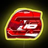 Charles Leclerc 2024 Helmet RGB Neon Sign - Image 5