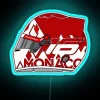 Charles Leclerc 2024 Monaco Helmet RGB Neon Sign - Image 2