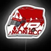 Charles Leclerc 2024 Monaco Helmet RGB Neon Sign - Image 4