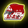 Charles Leclerc 2024 Monaco Helmet RGB Neon Sign - Image 5