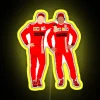Charles Leclerc And Carlos Sainz RGB Neon Sign - Image 5