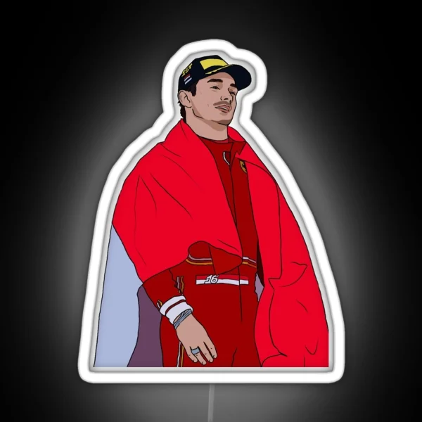Charles Leclerc Monaco 2024 RGB Neon Sign