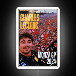 Charles Leclerc Monza 2024 RGB Neon Sign