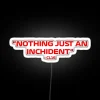 Charles Leclerc Nothing Just An Inchident Quote RGB Neon Sign - Image 4