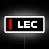 Charles Leclerc Racing Symbol LEC RGB Neon Sign - Image 5