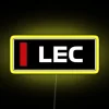 Charles Leclerc Racing Symbol LEC RGB Neon Sign - Image 6