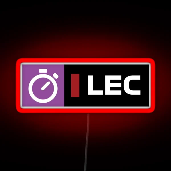 Charles Leclerc RGB Neon Sign