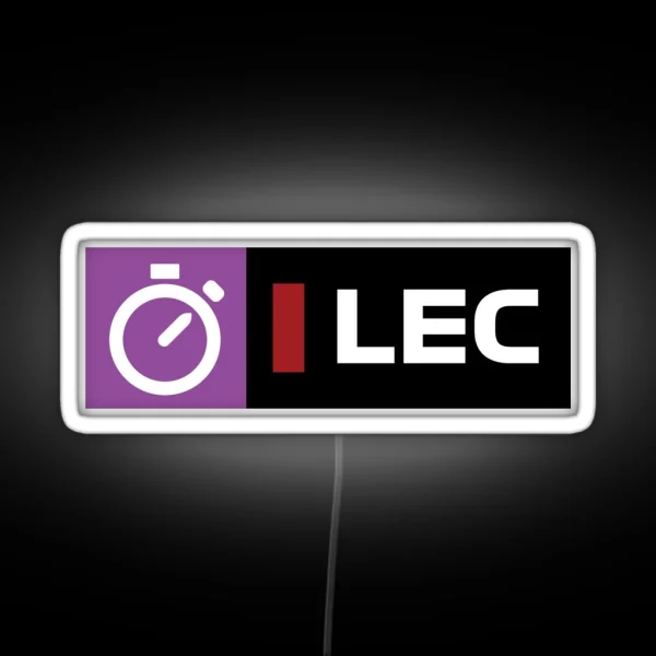 Charles Leclerc RGB Neon Sign