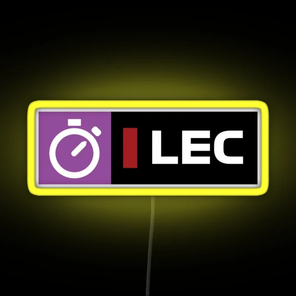 Charles Leclerc RGB Neon Sign