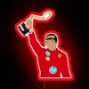 Charles Leclerc Winning His First Monaco Grand Prix 2024 RGB Neon Sign
