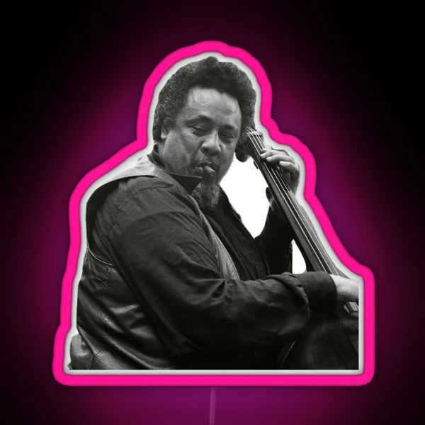 Charles Mingus On The Bass RGB Neon Sign