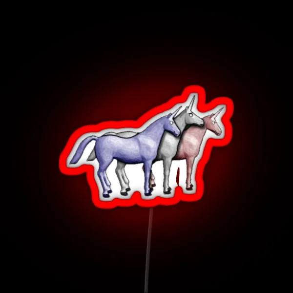 Charlie The Unicorn RGB Neon Sign