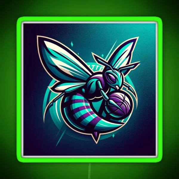 Charlotte Hornets RGB Neon Sign