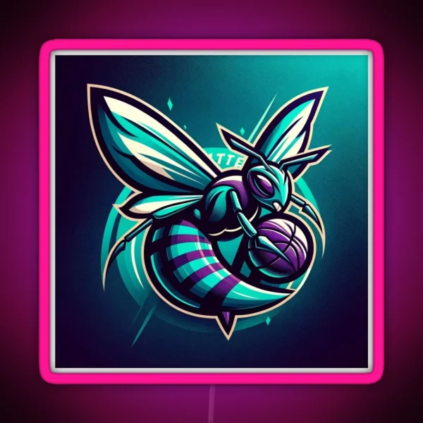 Charlotte Hornets RGB Neon Sign