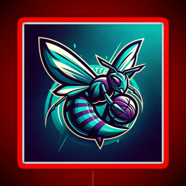 Charlotte Hornets RGB Neon Sign