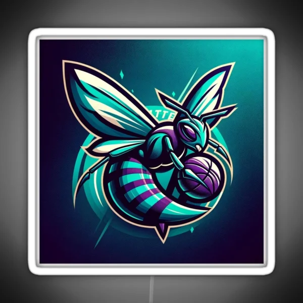 Charlotte Hornets RGB Neon Sign