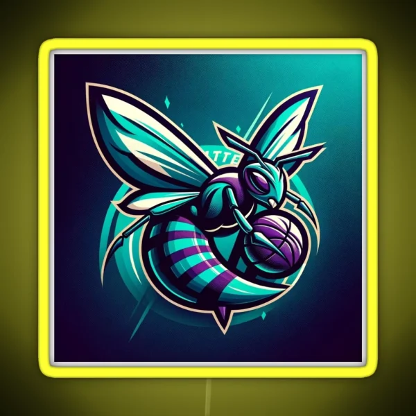 Charlotte Hornets RGB Neon Sign