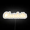 Charlotte Neutral RGB Neon Sign