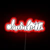 Charlotte North Carolina RGB Neon Sign - Image 2