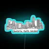Charlotte Skyline RGB Neon Sign - Image 3