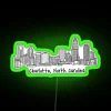Charlotte Skyline RGB Neon Sign - Image 4