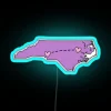 Charlotte To Greenville RGB Neon Sign - Image 3