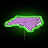 Charlotte To Greenville RGB Neon Sign - Image 4