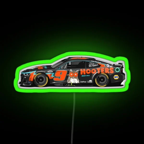 Chase Elliott 2023 Camaro RGB Neon Sign