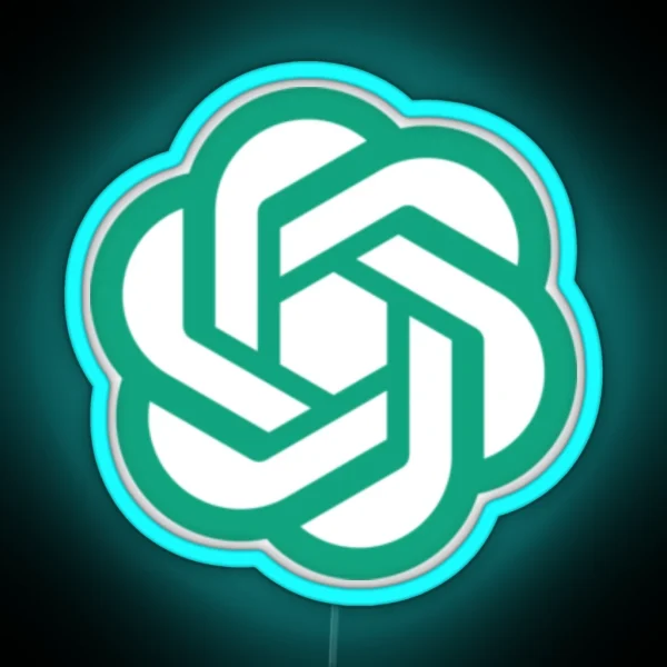 Chat GPT AI Bot RGB Neon Sign