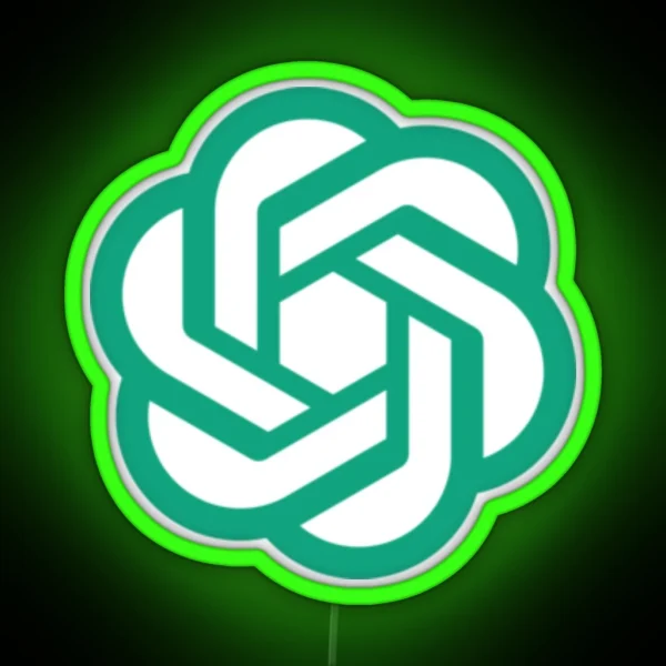 Chat GPT AI Bot RGB Neon Sign